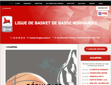Tablet Screenshot of basketbassenormandie.com